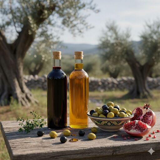 Nar ekşisi & Zeytin ve Zeytinyağı